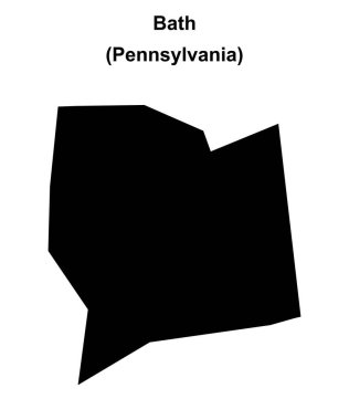 Banyo (Pennsylvania) boş ana hat haritası