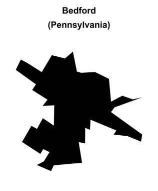 Bedford (Pennsylvania) boş ana hat haritası