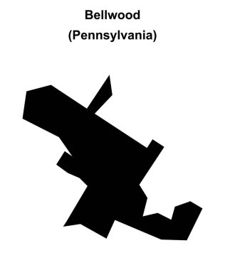 Bellwood (Pennsylvania) boş ana hat haritası