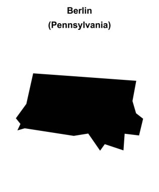 Berlin (Pennsylvania) boş ana hat haritası