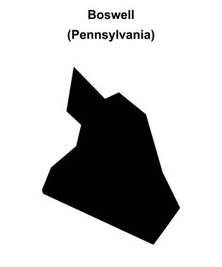 Boswell (Pennsylvania) boş ana hat haritası