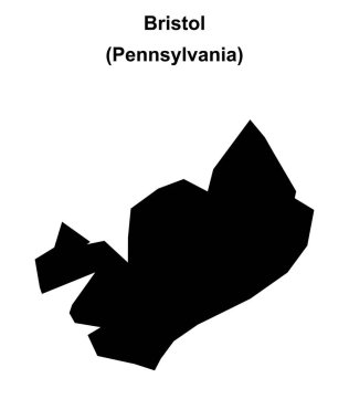 Bristol (Pennsylvania) boş ana hat haritası