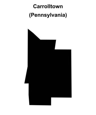 Carrolltown (Pennsylvania) boş ana hat haritası