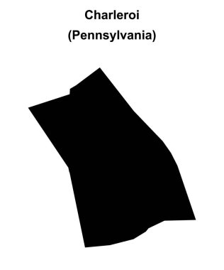 Charleroi (Pennsylvania) boş ana hat haritası