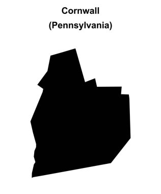 Cornwall (Pennsylvania) boş ana hat haritası
