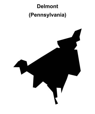 Delmont (Pennsylvania) boş ana hat haritası