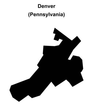 Denver (Pennsylvania) boş ana hat haritası