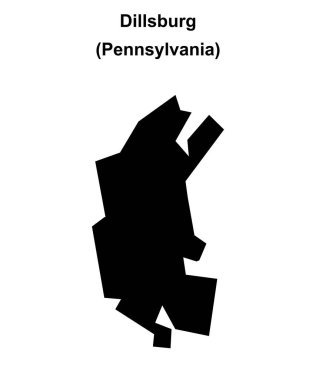 Dillsburg (Pennsylvania) boş ana hat haritası