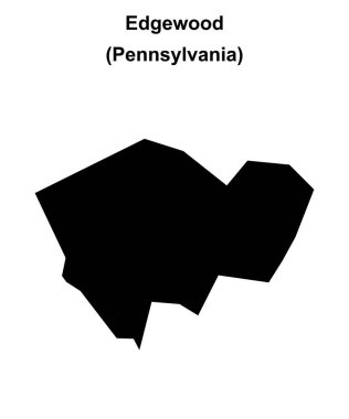 Edgewood (Pennsylvania) boş ana hat haritası