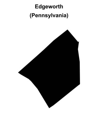 Edgeworth (Pennsylvania) boş ana hat haritası