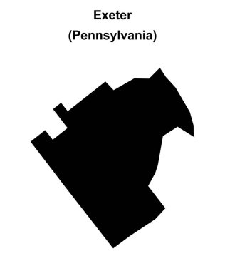 Exeter (Pennsylvania) boş ana hat haritası