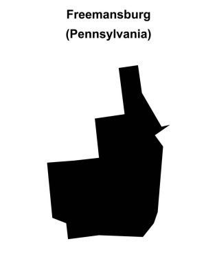 Freemansburg (Pennsylvania) boş ana hat haritası