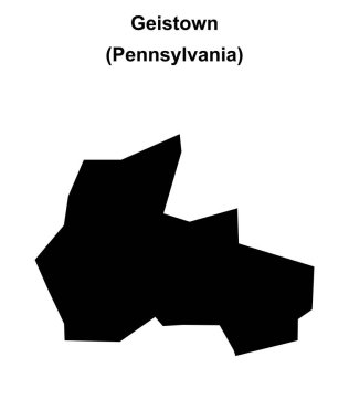 Geistown (Pennsylvania) boş ana hat haritası