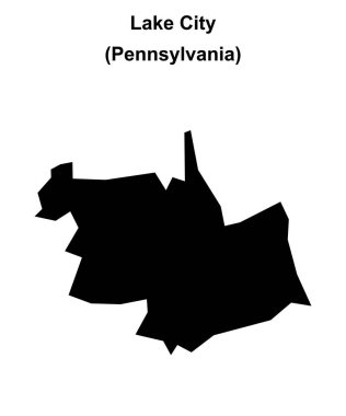 Lake City (Pennsylvania) boş ana hat haritası