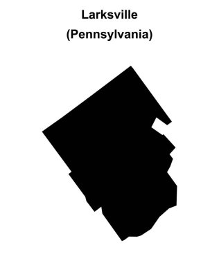 Larksville (Pennsylvania) boş ana hat haritası