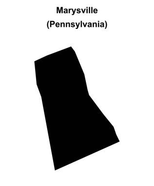 Marysville (Pennsylvania) boş ana hat haritası