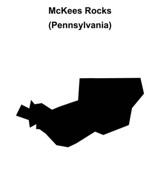 McKees Kayaları (Pennsylvania) boş ana hat haritası