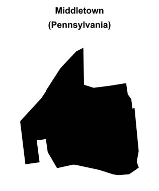 Middletown (Pennsylvania) boş ana hat haritası