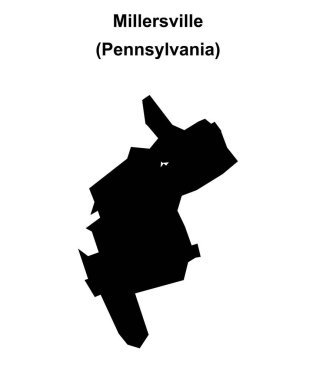 Millersville (Pennsylvania) boş ana hat haritası