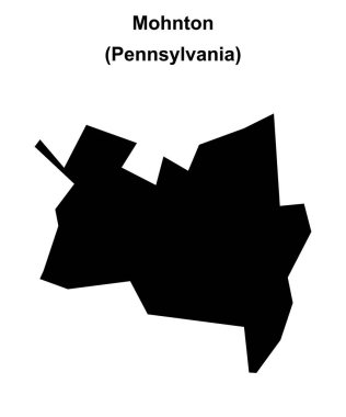 Mohnton (Pennsylvania) boş ana hat haritası