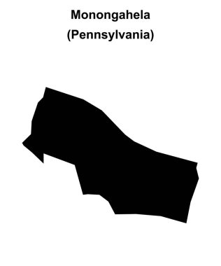 Monongahela (Pennsylvania) boş ana hat haritası