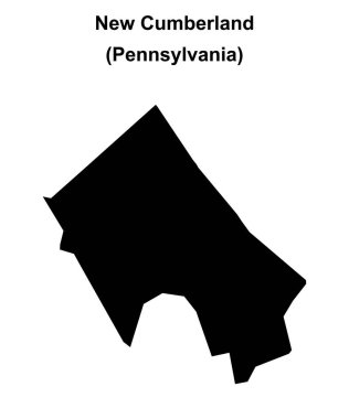 Yeni Cumberland (Pennsylvania) boş ana hat haritası