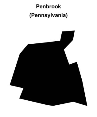 Penbrook (Pennsylvania) boş ana hat haritası