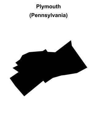 Plymouth (Pennsylvania) boş ana hat haritası
