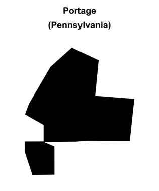 Portage (Pennsylvania) boş ana hat haritası