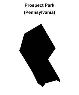 Prospect Park (Pennsylvania) boş ana hat haritası