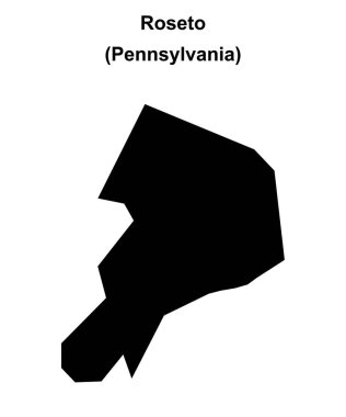 Roseto (Pennsylvania) boş ana hat haritası