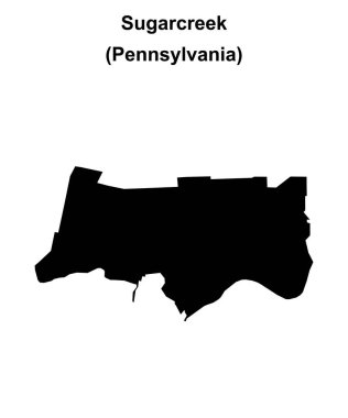 Şekerdere (Pennsylvania) boş ana hat haritası