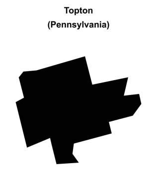 Topton (Pennsylvania) boş ana hat haritası