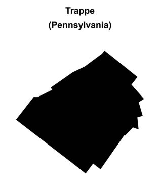 Trappe (Pennsylvania) boş ana hat haritası