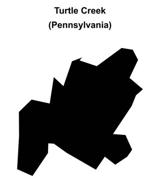 Turtle Creek (Pennsylvania) boş ana hat haritası