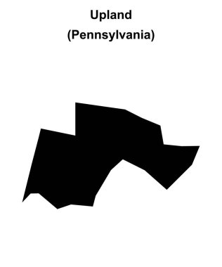 Upland (Pennsylvania) boş ana hat haritası