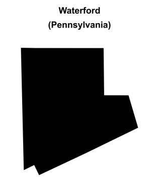 Waterford (Pennsylvania) boş ana hat haritası