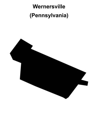 Wernersville (Pennsylvania) boş ana hat haritası