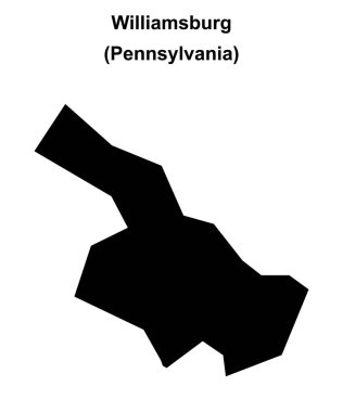 Williamsburg (Pennsylvania) boş ana hat haritası