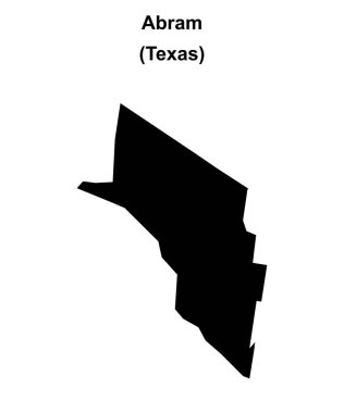 Abram (Texas) boş ana hat haritası
