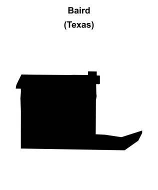 Baird (Texas) boş ana hat haritası