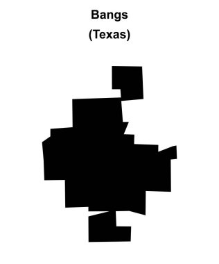 Bangs (Texas) boş ana hat haritası