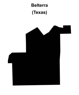 Belterra (Texas) boş ana hat haritası