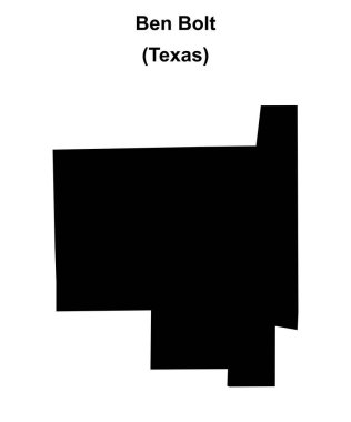 Ben Bolt (Texas) boş ana hat haritası