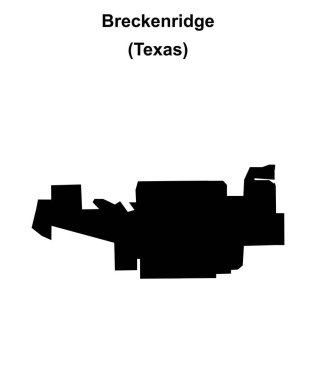 Breckenridge (Texas) boş ana hat haritası