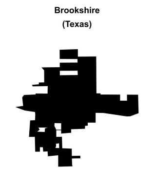 Brookshire (Texas) boş ana hat haritası