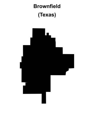 Brownfield (Texas) boş ana hat haritası