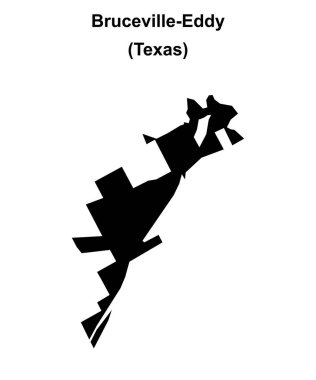 Bruceville-Eddy (Texas) boş ana hat haritası