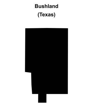 Bushland (Texas) boş ana hat haritası