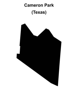 Cameron Park (Texas) boş ana hat haritası